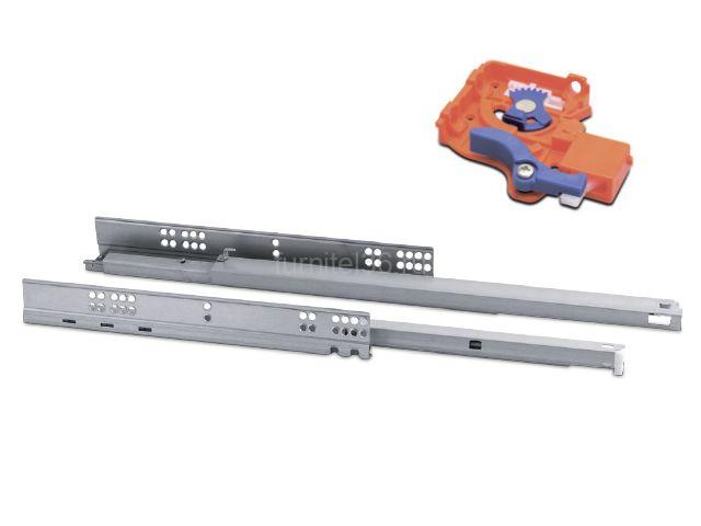 Направляющие MODERN SLIDE push to open L-350 полного выдвижения 1 Направляющие MODERN SLIDE push to open L-350 полного выдвижения