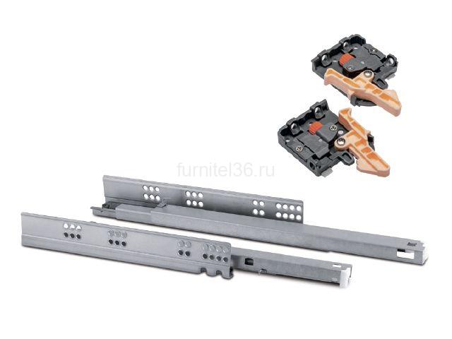 Направляющие MODERN SLIDE L-400 полного выдвижения с доводчиком 1 Направляющие MODERN SLIDE L-400 полного выдвижения с доводчиком