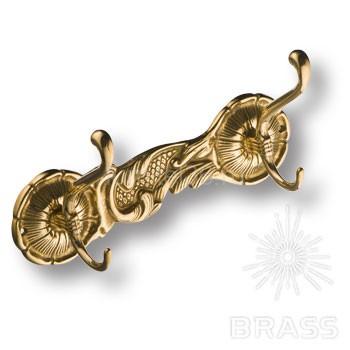 Вешалка Барокко на 2 крючка, латунь 1 Вешалка Барокко на 2 крючка, латунь
