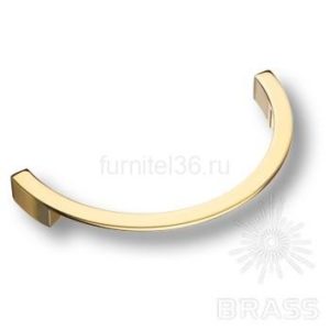 Ручка-скоба модерн 160 мм, глянцевое золото