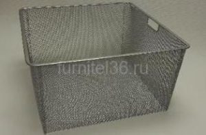 Корзина на 3 рельса, шир.45 см, Mesh, платина