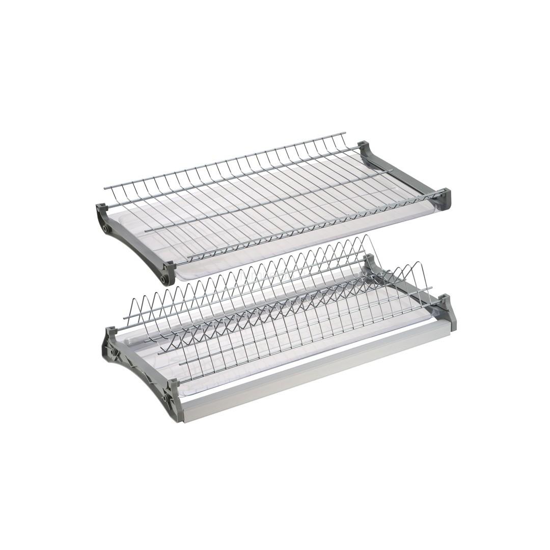 Сушка д/посуды двухур-я с планкой 800 хром (инд. уп) Lemax 1 Сушка д/посуды двухур-я с планкой 800 хром (инд. уп) Lemax