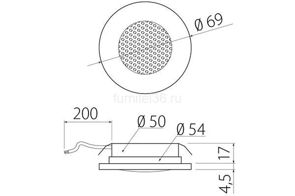 Комплект BARRI 3х1,5W, PLUS 27 диодов 3528SMD, теплый белый 3 Комплект BARRI 3х1,5W, PLUS 27 диодов 3528SMD, теплый белый — изображение 3