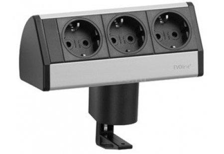 EVOline Dock Small, 3 розетки, на 1 опоре 1 EVOline Dock Small, 3 розетки, на 1 опоре