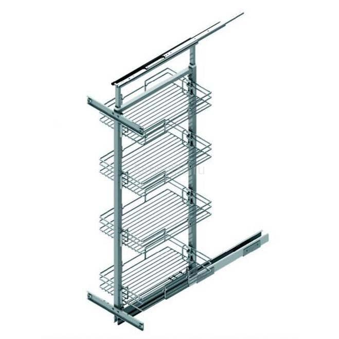Шкаф-колонна Starax S-1149 выдвижная 7-ярусная, ширина 300 (230*500*2000-2150) 061091 3 Шкаф-колонна Starax S-1149 выдвижная 7-ярусная, ширина 300 (230*500*2000-2150) 061091 — изображение 3