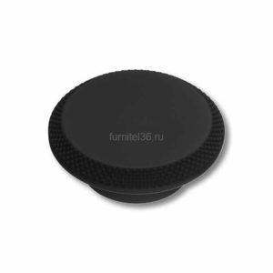 Ручка кнопка современная классика, чёрный