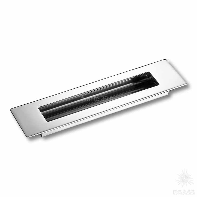 1174 160 MP02 Ручка врезная современная классика, глянцевый хром 160 мм 1 1174 160 MP02 Ручка врезная современная классика, глянцевый хром 160 мм
