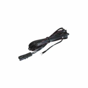 Коннектор 2*AWG22 LED (мама), черный
