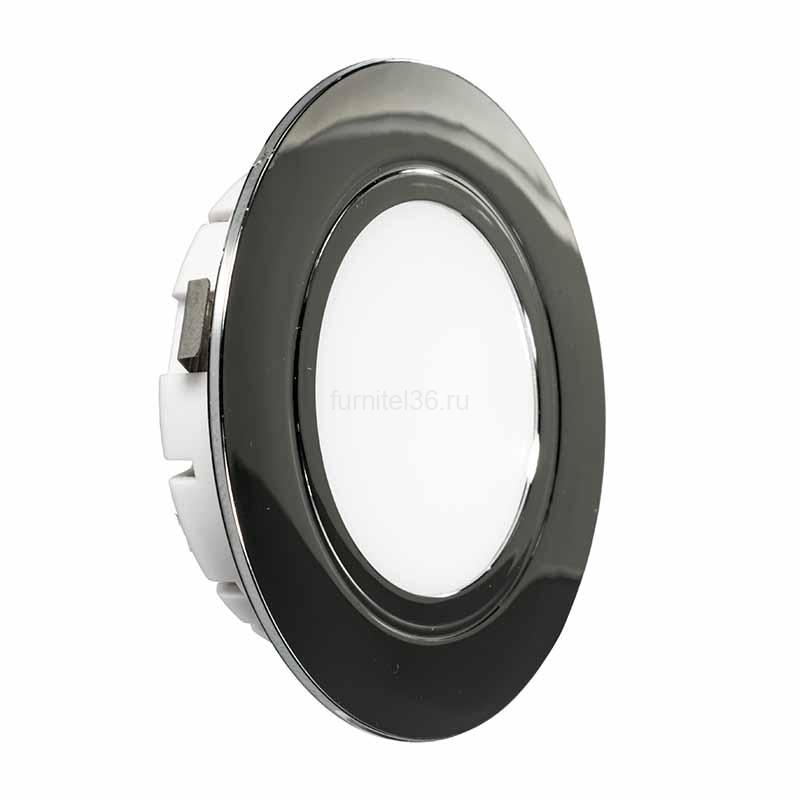 СветильникLED меб. встраив.Polus-Е,бел.корп. 220В,3,2Вт, 3000К, золото 7LED. 130ЛМ, каб. 0,2м 1 СветильникLED меб. встраив.Polus-Е,бел.корп. 220В,3,2Вт, 3000К, золото 7LED. 130ЛМ, каб. 0,2м