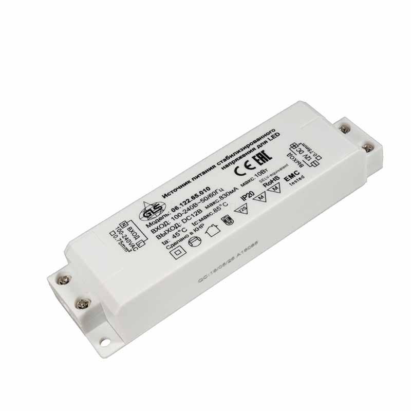 Источник пит. стаб. напр. 10Вт, IP20, 220VAC/12VDC, пласт.корп. 1 Источник пит. стаб. напр. 10Вт, IP20, 220VAC/12VDC, пласт.корп.