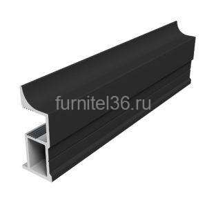 Ручка профиль вертикальный ELEPHANT FOX черный муар 5,4 (164)