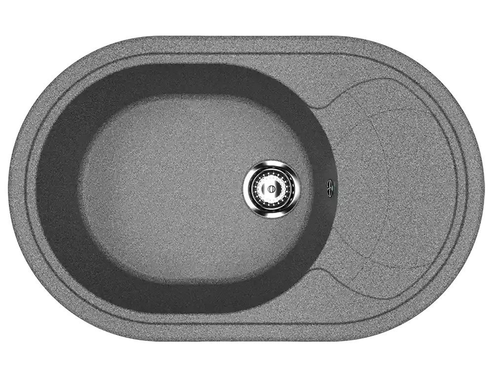 Мойка Ulgran U-610-309 темно серая 1 Мойка Ulgran U-610-309 темно серая