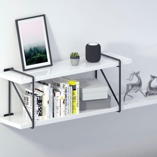 Полкодержатель LOFT-7 (214 * 166), черный (20кг) 4 Полкодержатель LOFT-7 (214 * 166), черный (20кг) — изображение 4