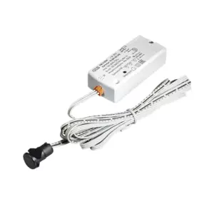 Выкл-ль ИК врез, PM 218DR, рука/дверь 100-240B/60Вт max 5см, провод 2м, белый