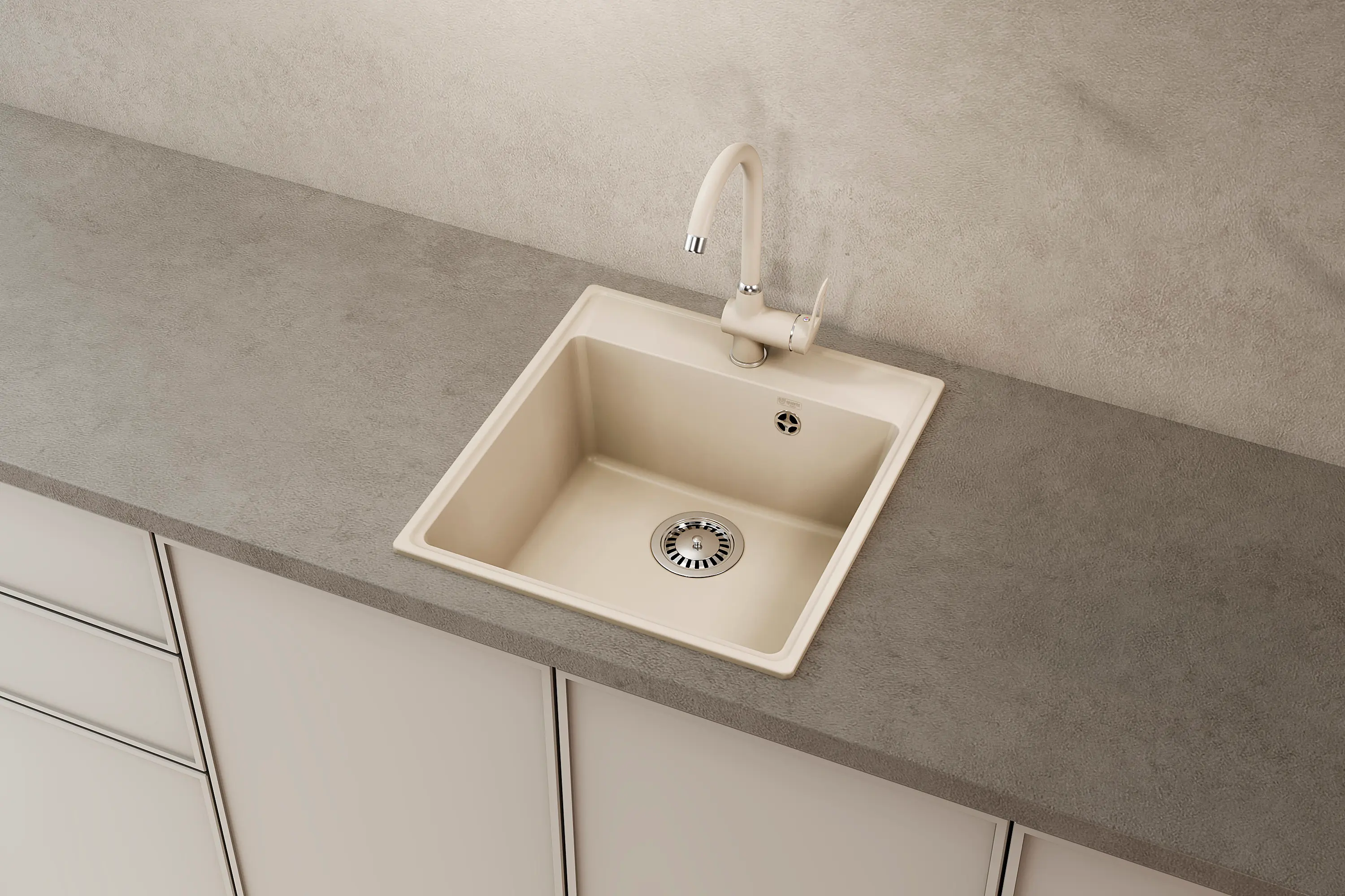Мойка Ulgran Quartz Forte 460-08, космос 3 Мойка Ulgran Quartz Forte 460-08, космос — изображение 3